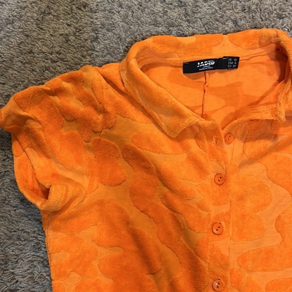 Jaden London Orange Jumpsuit - Picture 3 of 3